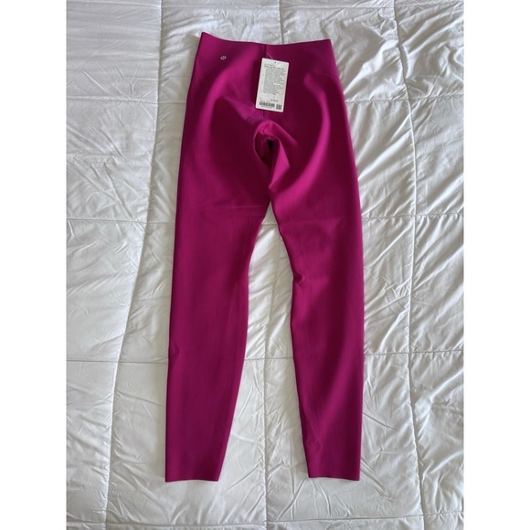 NEW Lululemon GLOW UP HR TIGHT 28" Size 8  Passionate Pink Compression NWT - Picture 8 of 9